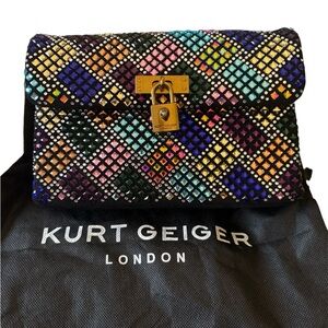 Kurt Geiger London Mini Brixton Crystal Shoulder Bag with Dust bag New with tags